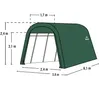 ShelterLogic Folien Zeltgarage Gerätehaus Grün 610x300x240 Produktbild-Vorschau 7