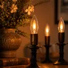 LED Filament Leuchtmittel Kerze 1W E14 klar Flackerlicht Voir les images du produit 5