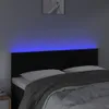 LED Kopfteil Schwarz 144x5x78/88 cm Samt Produktbild-Vorschau 3
