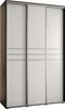 MEBLE KRYSPOL Davos 10 Schrank, drei Türen - 235,2x160x45 Produktbild-Vorschau 1