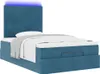 Eleganten-Stil Ottoman-Bett mit Matratzen Dunkelblau Produktbild-Vorschau 4