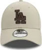 New Era Check Infill 9forty La Dodgers Kappe Beige  Mann Produktbild-Vorschau 2
