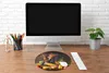MuchoWow® Mauspad Mousepad Gemüse - Obst - Rustikal - Tisch Produktbild-Vorschau 4