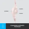 Logitech 981-001281 Logitech H390 USB-Headset rosa Vista previa de la imagen del producto 11