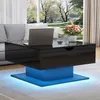 Merax Couchtisch Höhenverstellbar mit LED-Beleuchtung, Produktbild-Vorschau 4