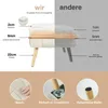 Sitzhocker Schminktisch Cord Hocker Fußhocker Schminkhocker Produktbild-Vorschau 4
