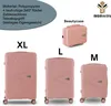 Berwin Reisekoffer Cryta Dusty Rose 4er Set MS-19761 Produktbild-Vorschau 3