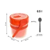 Tazza termica con cucchiaio 0,5 l MEMORY B3, colore:Rosso Anteprima dell’immagine prodotto 4