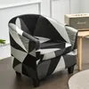 2 kusy krytů na židle Club Chair Covers, Stretch Printed Náhled obrázku produktu 2