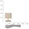 Atmosphera | nočná lampa, stolná lampa - 21 cm, stolná Náhľad obrázku produktu 6