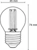 LUMILED LED žiarovky E27 P45 7W nahrádzajú 60W 6 kusov Náhľad obrázku produktu 8