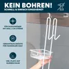bremermann scaffale doccia sospeso 2 cestini 70 cm (bianco) Anteprima dell’immagine prodotto 3
