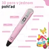 Fleau Kids 3D Pero Starter Pack Ružová L - 36m Filamentu - Náhľad obrázku produktu 3