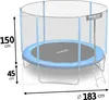 Trampolina ogrodowa 6ft/183cm z siatką zewnętrzną i Náhľad obrázku produktu 12