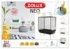Vogelkooi Zolux Neo Jili, zwart, model H80 Productafbeelding-voorbeeld 2