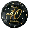 Balón foliový 40 let - Happy birthday - narozeniny - 45 cm Náhľad obrázku produktu 3