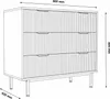 Home Deluxe - NYLA komoda - 90 x 80 I Příborník, šatní Náhled obrázku produktu 8