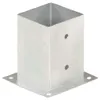 vidaXL Kotwa do słupków 4 szt. Ocynkowany metal 101 mm Podgląd zdjęcia produktu 1