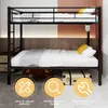 Sweiko Twin sur Twin lit superposé en métal pour enfants Voir les images du produit 5