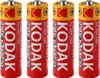 Four Kodak AA batteries lined up. Produktbild-Vorschau