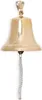 Cloche de bateau laiton 18 cm avec support mural Voir les images du produit 1
