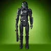 A black Imperial Death Trooper action figure with green accents on a green background. Produktbild-Vorschau