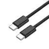 USB-C Ladekabel 1m Schwarz – Gesleevtes USB-C auf USB-C 20W Produktbild-Vorschau 7