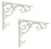 6 x staffe per scaffali in stile antico, supporti per Anteprima dell’immagine prodotto 1