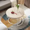 H.J WeDoo Couchtisch rund für Wohnzimmer 2er Set, Produktbild-Vorschau 5