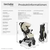 tectake® Buggy-Kinderwagen Finn Einhand-Klappmechanismus, Produktbild-Vorschau 5