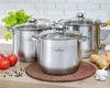 3er Set Gastro Töpfe 5,5 7 9L ZILNER ZL-7349 Produktbild-Vorschau 2