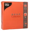 50 Servietten, 3-lagig 1/4-Falz 33 cm x 33 cm nektarine Produktbild-Vorschau 2