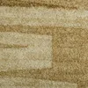 A close-up texture shot of a beige and brown striped carpet. Produktbild-Vorschau