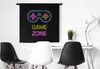 MuchoWow® Wandteppich Wandbehang Controller - Spiel - Neon Produktbild-Vorschau 3