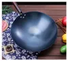 Litinovy wok s kulatym dnem, varnš¢ litinovš¢ wok pš¢nev Náhled obrázku produktu 5