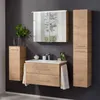 Fackelmann B.perfekt Badmöbel Set 3-teilig, 80 cm, Braun Produktbild-Vorschau 2
