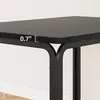 Esstisch Set 3 teilig mit 2 Stühlen Essgruppe MDF Produktbild-Vorschau 2
