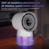 zabiják hmyzu 2 v 1 s kempingovým ventilátorem, lampa proti Náhled obrázku produktu 9