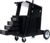 A black welding cart with drawers and wheels, shown against a white background. Produktbild-Vorschau