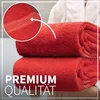 Frottier Duschtücher 2er Pack 70x140cm, 100% Baumwolle, Rot Produktbild-Vorschau 4