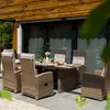 di volio zahradní nábytek Rawena 6+1 béžový Náhled obrázku produktu 4