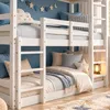 Homestyle4u Etagenbett 90x200 3 Kinder Hochbett Stockbett Produktbild-Vorschau 2