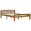 vidaXL Lit en bois massif pin brun miel 120x200 cm Voir les images du produit 10