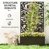 Outsunny Jardinière avec treillis, brise-vue paravent, Voir les images du produit 3
