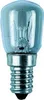 A close-up studio shot of a small, clear incandescent light bulb with a silver screw base. Podgląd zdjęcia produktu