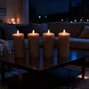 Bougies LED Relaxdays, lot de 4, H x P : 18 x 7,5 cm, Voir les images du produit 2
