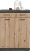Schuhschrank >Birkenhead< in Matera - 80x109,5x35cm Produktbild-Vorschau 3