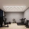 XINZI LED Hexagon stropní světlo s rámem - 14 panelů, 6500K Náhled obrázku produktu 8