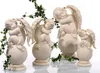 2 Stück Engelfiguren sitzend auf Kugel 14,5 cm Engel Figur Produktbild-Vorschau 1