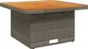 vidaXL Tavolo da giardino grigio 80x80x71 cm in poly rattan Anteprima dell’immagine prodotto 1